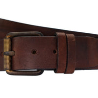 4cm brede bruine riem.