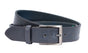 Perfect afgewerkte blauwe 35mm brede riem.