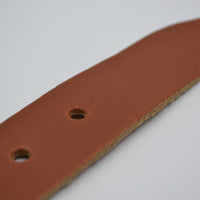 split lederen 40mm cognac casual riem