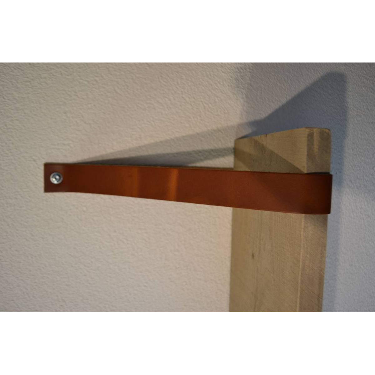 Leren Plankdragers Cognac