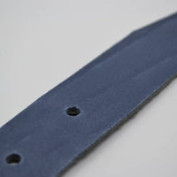 split lederen 35 mm blauwe casual riem