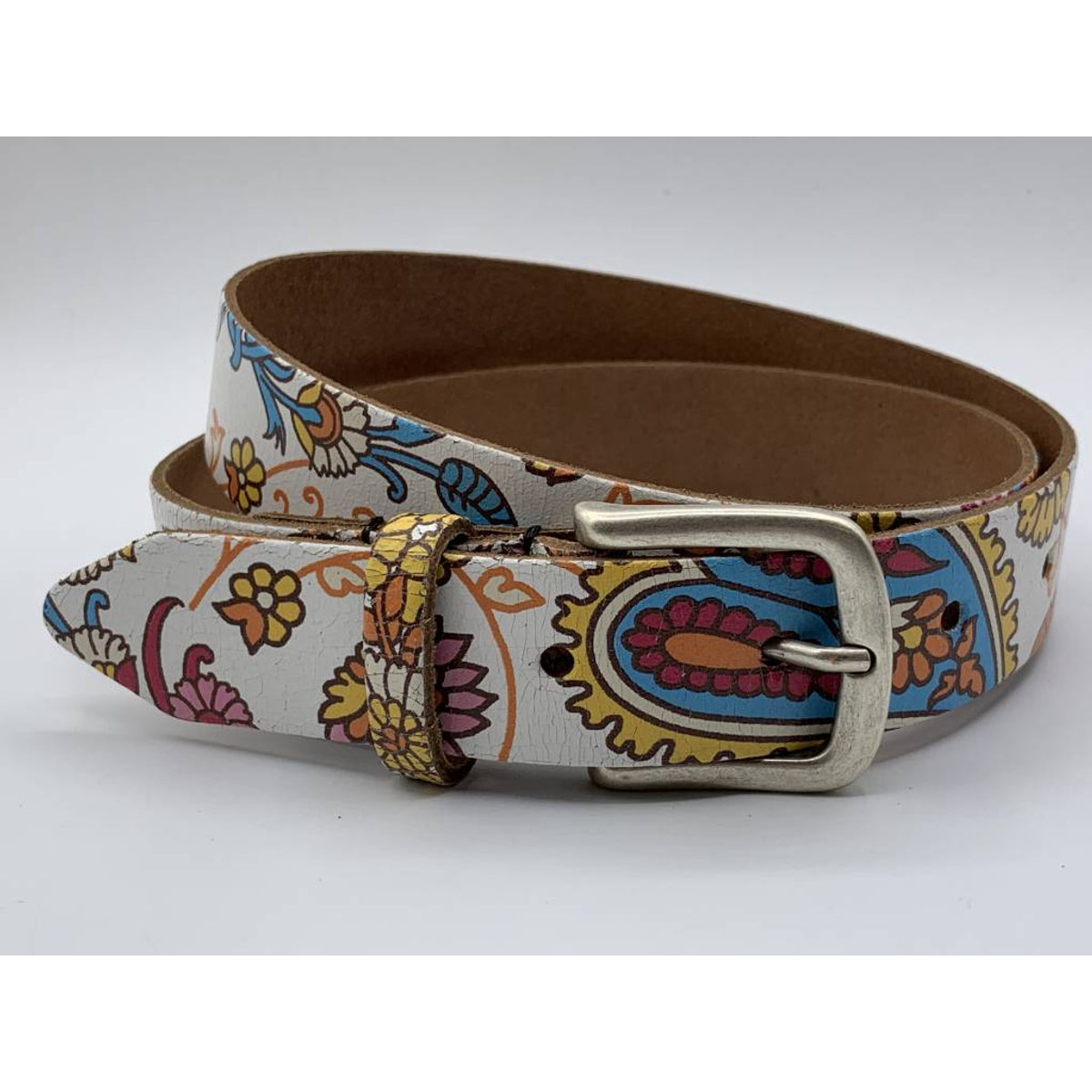 Paisley print kinderriem 3cm breed.