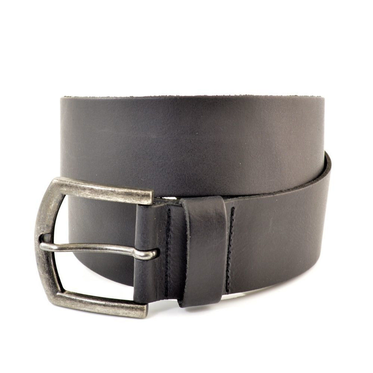 Casual 5cm brede zwarte riem.