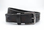 3cm zwarte kinder riem met sterprint