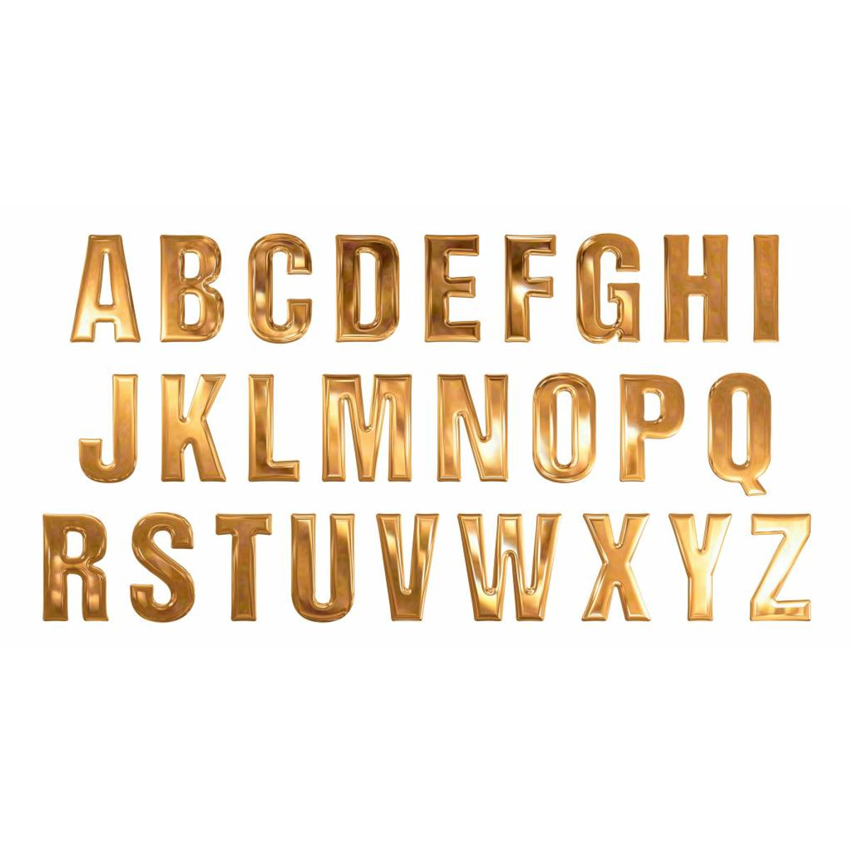 Letters In het goud
