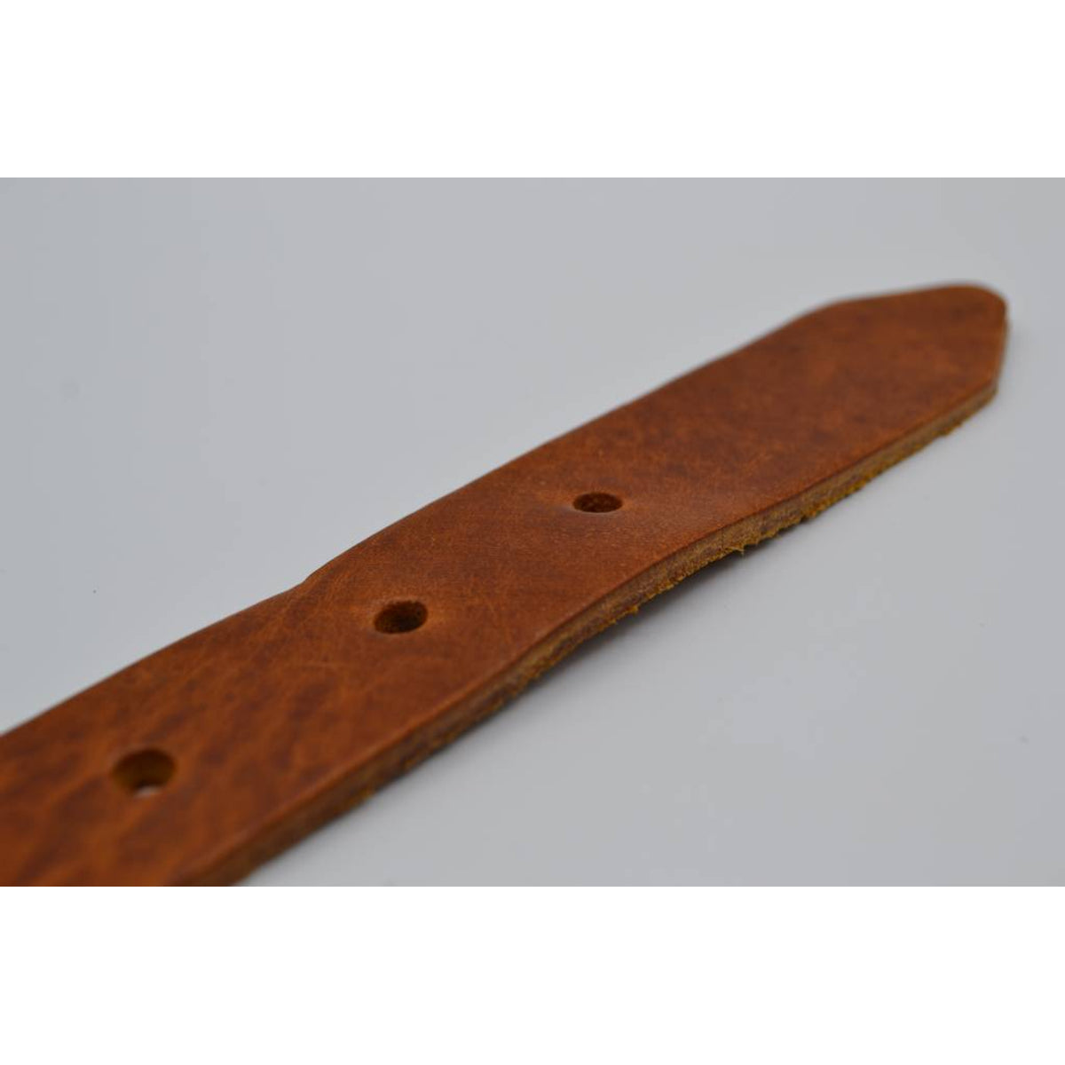 3cm cognac studriem van Italiaans volnerf leer
