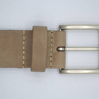echt lederen taupe dames/heren riem