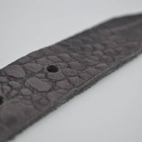 3cm grijze italiaans volnerf lederen casual riem