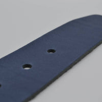 4,5cm echt lederen casual blauwe riem. 
