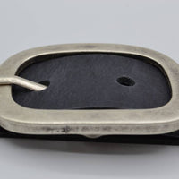 4cm split lederen antracite riem.