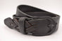 Zwarte Jeans riem met slingerpunt