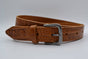 3cm cognac italiaans volnerf lederen casual riem