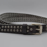 grijze 20mm brede riem met bolstuds 