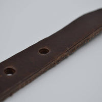bruine 20mm brede riem met speelse lus