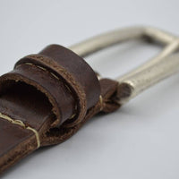 bruine 20mm brede riem met speelse lus