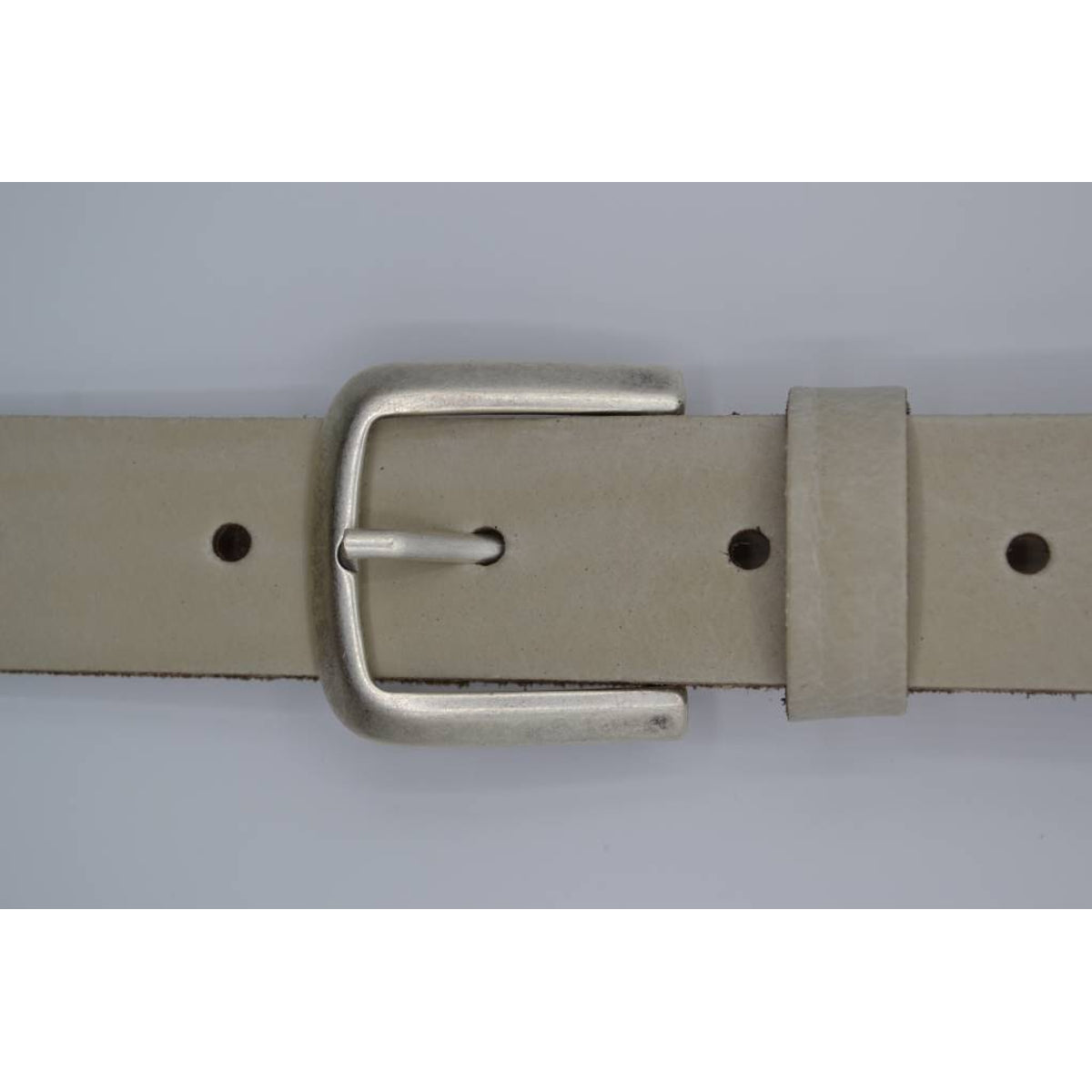 split lederen ecru kinder riem