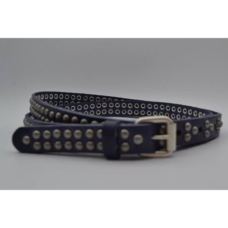 Blauwe 20mm brede riem met bolstuds