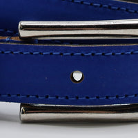 Kobalt blauwe 2cm brede riem