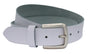 split lederen witte dames/heren riem