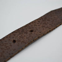 gelaserde bruine echt lederen riem 