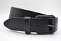 split lederen 40mm zwarte casual riem