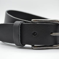 Zwarte extra lange herenriem