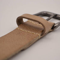Taupe 3cm brede unieke riem