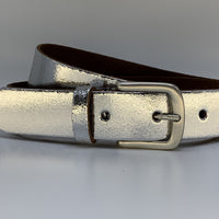 Zilver kleurige riem van 3cm breed