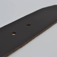 4,5cm echt lederen casual donker bruine riem.