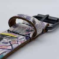 Stoere kinderriem met graffity print