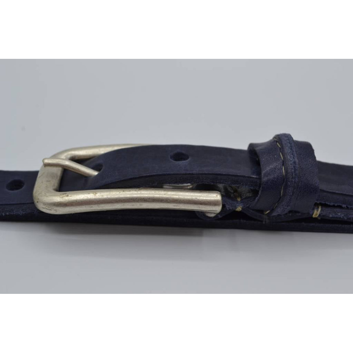 blauwe 20mm brede riem met speelse lus