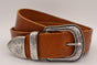 4cm western cognac volnerf lederen riem