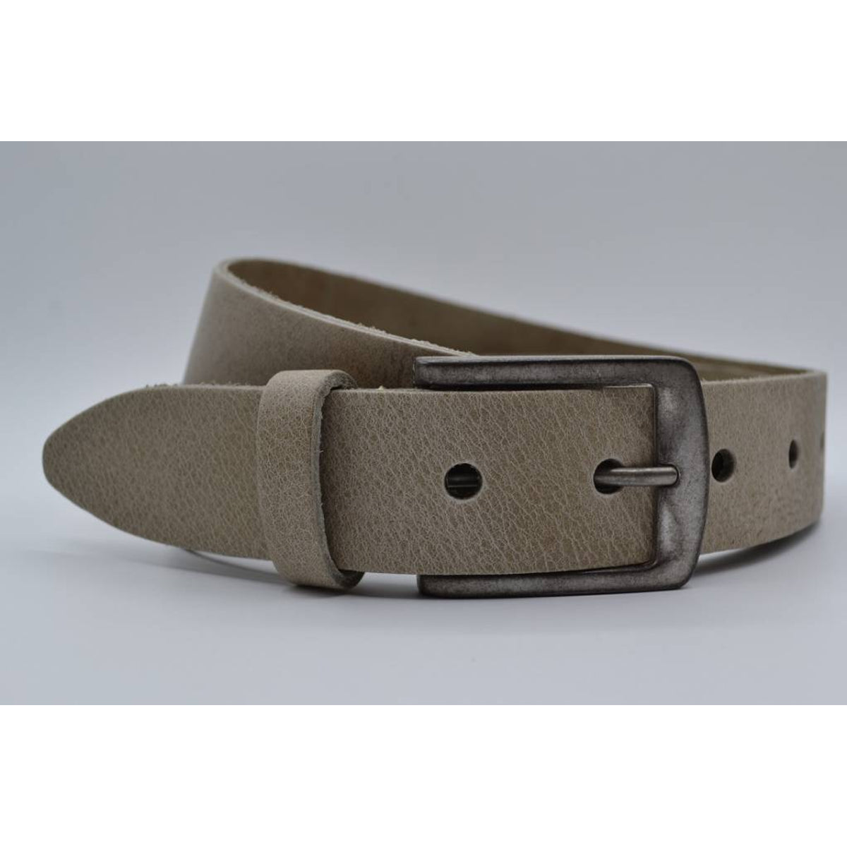 extra lange taupe damesriem op maat