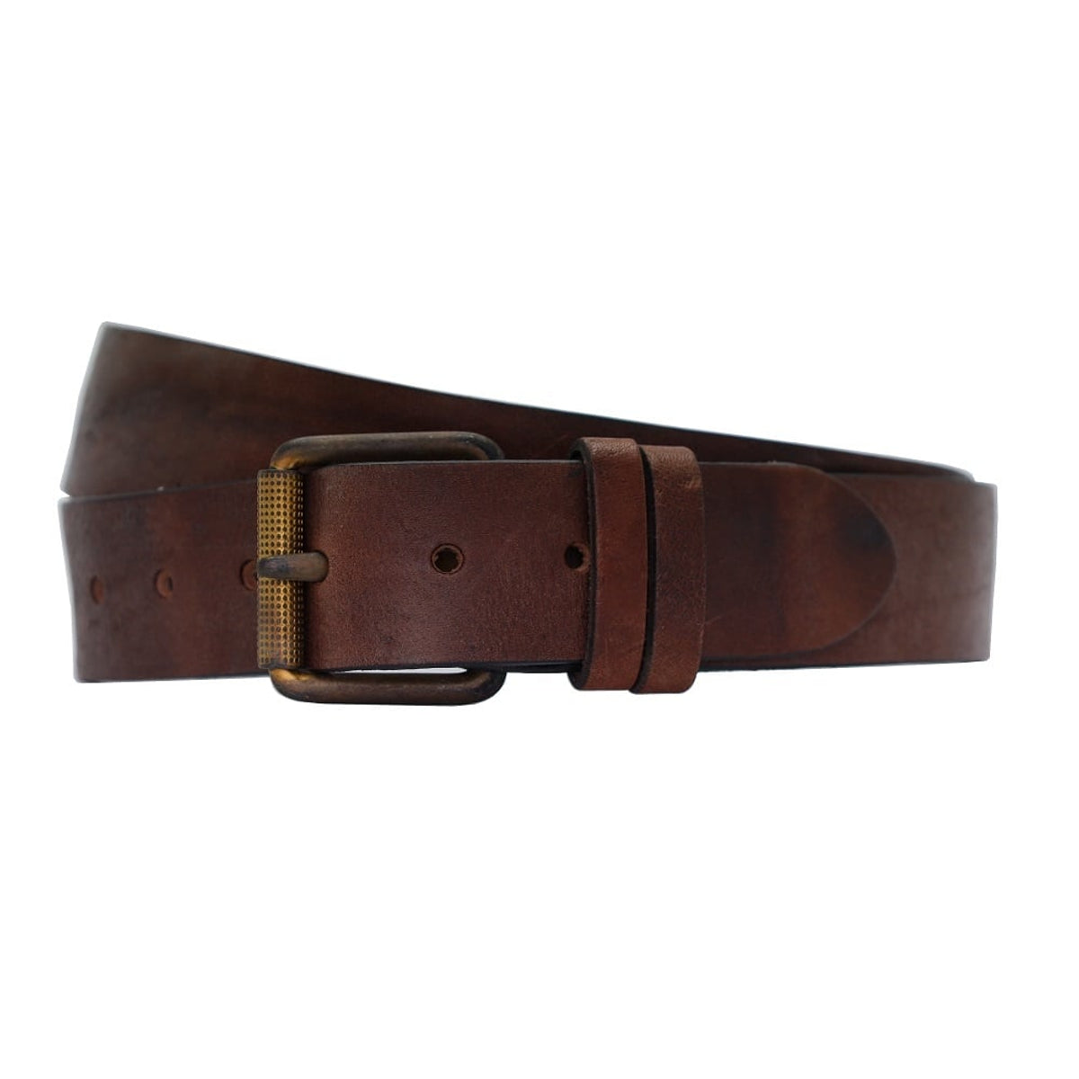 4cm brede bruine riem.