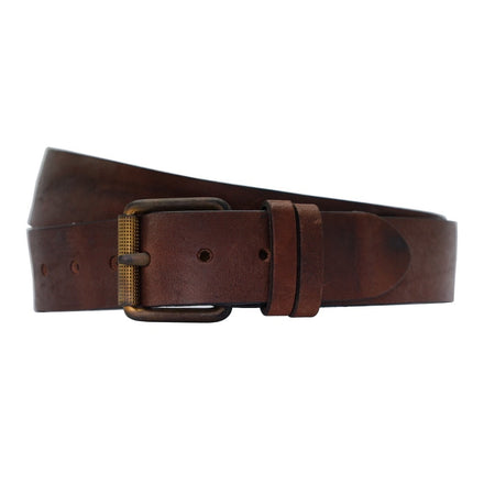 4cm brede bruine riem.