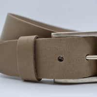 4,5cm echt lederen casual taupe riem.