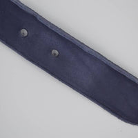 blauwe italiaans lederen casual riem
