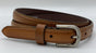 Nette cognac 2cm brede damesriem