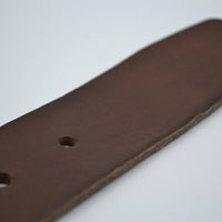 mooie bruine vintage volnerf jeansriem