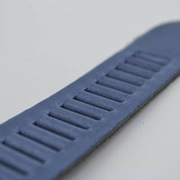 split lederen 30mm blauwe casual perforatie riem
