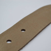 split lederen 40mm taupe casual riem