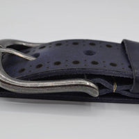 4cm blauwe diep gelaserde volnerf riem