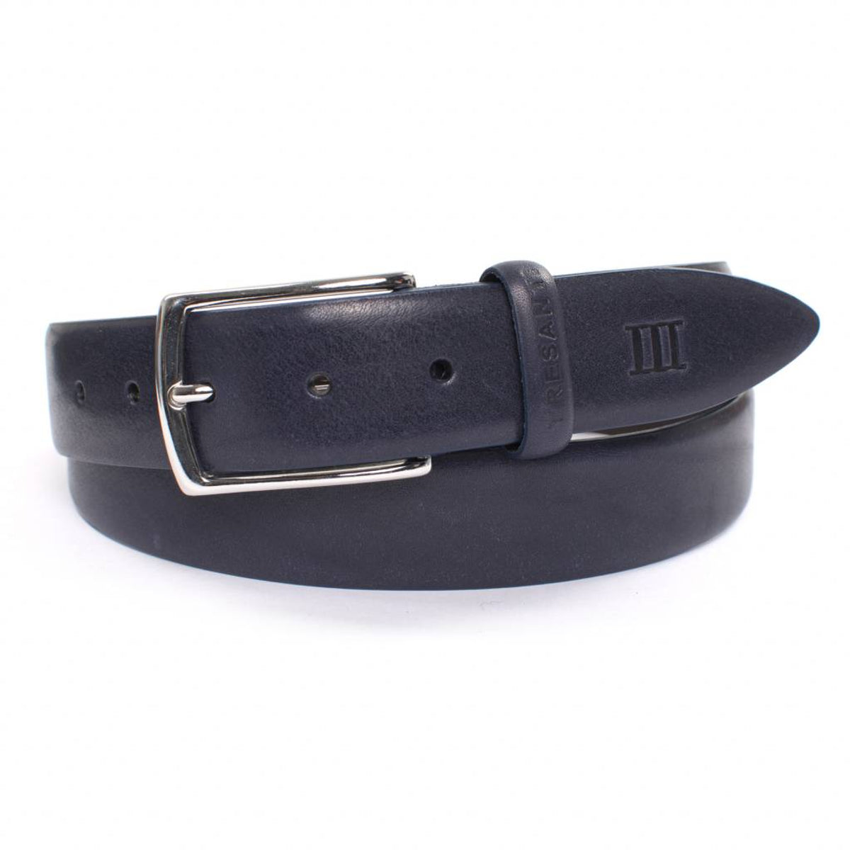 donker blauwe nette heren riem