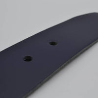4,5cm echt lederen casual donker blauwe riem.