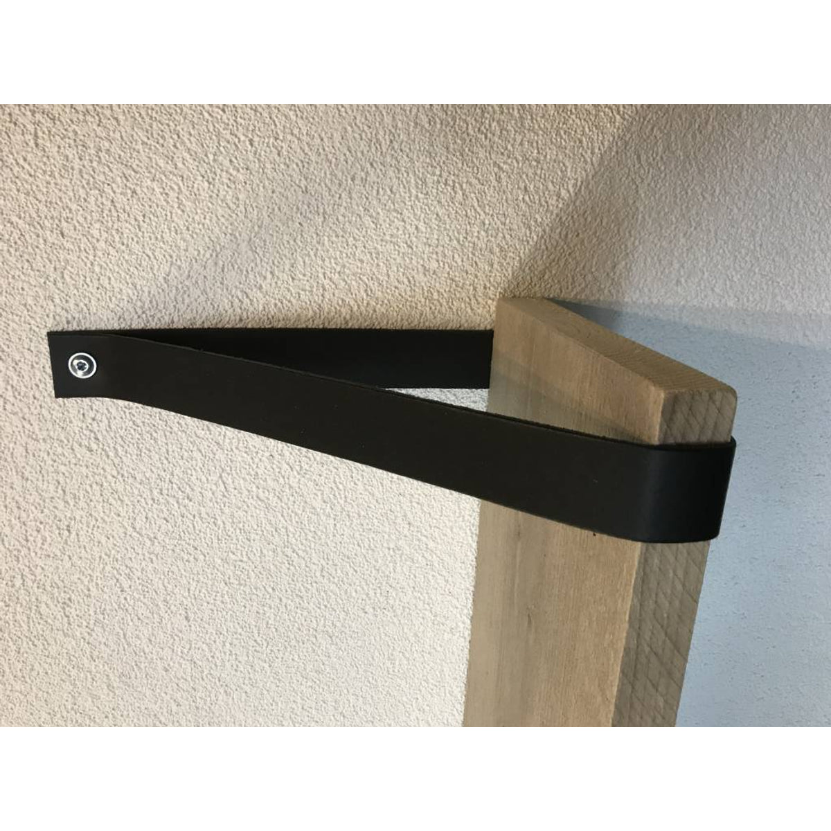 Leren Plankdragers zwart