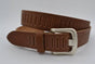 split lederen 30mm cognac casual perforatie riem