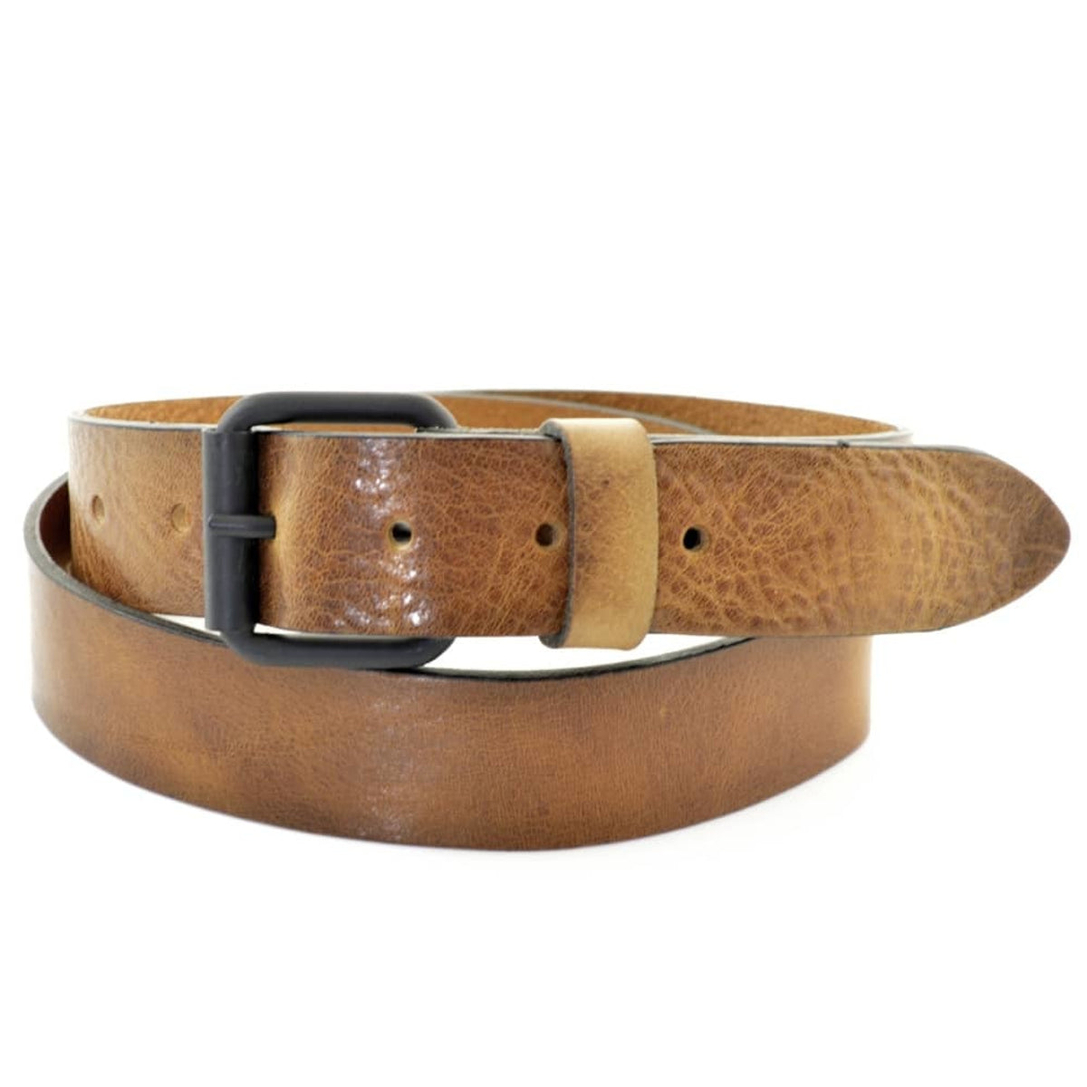 stoere 3.5cm brede jeans riem met een gave structuur. 