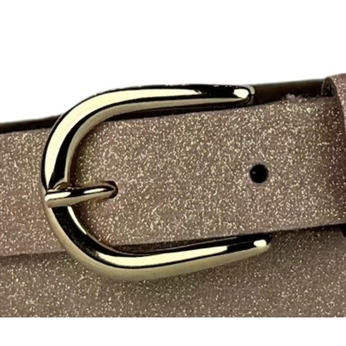 Roze glitter riem.