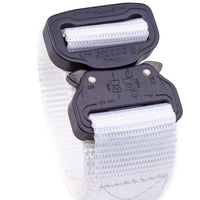 Witte koppelriem van Nylon.