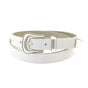Kidzzbelt gebroken witte riem.